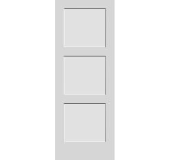 18-inch x 80-inch x 1 3/8-inch  3 Panel Shaker Solid Core Interior Door