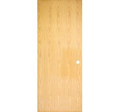 30" x 96" x 1 3/4" Red Oak Slab Door