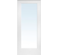 20" x 96" x 1 3/4"  1 Lite Shaker Door Clear Glass 
