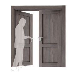 LEFT Double Door Swing 