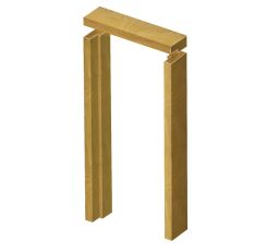 6 5/8" Euro Double Door Jamb Kit 