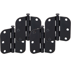 3" x 3" Hinges  -4 Black Hinges 