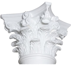 18"  Roman Corinthian Round Capital