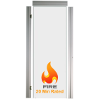 96" x 1 3/4 (45mm) - 20 Min Fire Rated - Flat Slab Door Primed