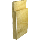 BA55  Shaker Poplar Baseboard 