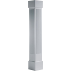 10" - PVC Square Fluted Column Wraps