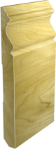 BA207  3/4-Inch x 7 1/4-Inch   Colonial Poplar Baseboard 