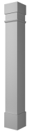 PVC Plain Square Column Wrap