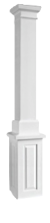 Fiberglass Square Column w/ PVC Wrap Around