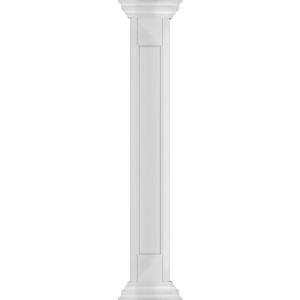 1 Panel Recessed Square Fiberglass Column