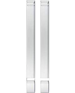 11" x 108" Polyurethane - Adjustable Fluted Pilaster