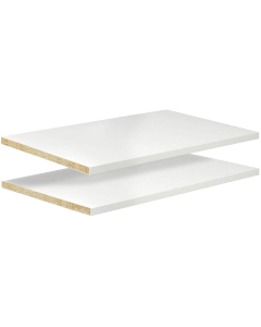 White Melamine Shelf - 5/8" x 16 x 12ft  