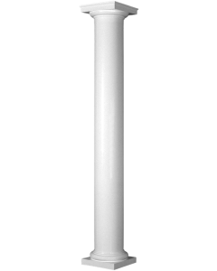 10" Cast Round Non Tapered  Smooth Column