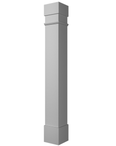 PVC Plain Square Column Wrap