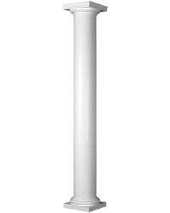 10" fiberglass round column 