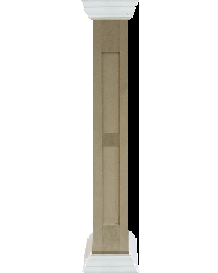 2 Panel Square Shaker Column Wrap 8Ft