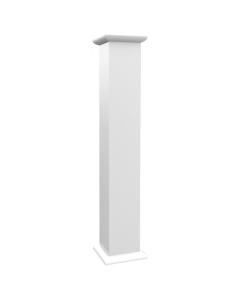 Square Plain Aluminum Column