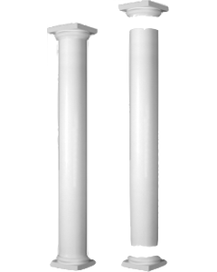 8" CASTED Non Tapered Round Column 
