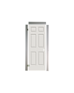 38" x 84" - 1 3/8" 6 Panel Textured Hollow Door (Special Order)