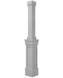 Recessed Plain Pedestal Column 