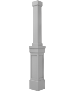 10" PVC Square Shaker Pedestal