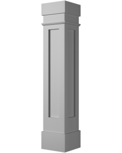 8" - 1 Panel Shaker PVC Column Wrap