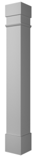 PVC Plain Square Column Wrap