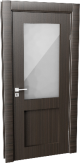 1 Lite + 1 Bttm Flat Panel Door