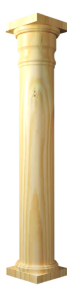 wood column
