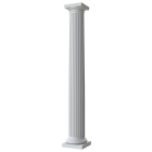 14" Round Fluted Tapered Fiberglass Column 