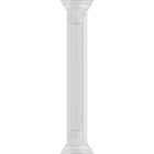 8" 1 Panel Recessed Square Fiberglass Column