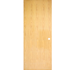 18" x 96" x 1 3/4" Red Oak Slab Door