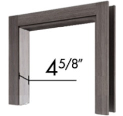 96" - 4 5/8" - Single Door Set - Poplar Jamb - Primed