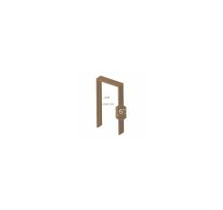96" x 6 5/8"- Single Door Jamb Set - Poplar - Raw