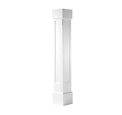 8 x  8Ft - 1 Panel Shaker PVC Column Wrap