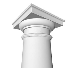 Tuscan Round Cap for Tapered Column-8"